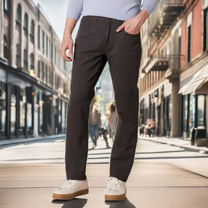 Pantalon Cargo de Travail OEM en Gros, Nouveau Modèle en Toile de Coton de Haute Qualité, 6 Poches, Décontracté, Taille Élastique, Fermeture Boutonnée pour Hommes - Product Image 2