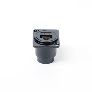 D loại Cat3/Cat5/Cat6 không thấm nước thép không gỉ mô-đun chuyển đổi âm thanh với 8 AC cửa hàng và 2 cổng - Product Image 4