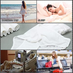Mutandine monouso <span class=keywords><strong>per</strong></span> ragazze <span class=keywords><strong>biancheria</strong></span> intima slip <span class=keywords><strong>per</strong></span> il viaggio e l'uso domestico, leggero traspirante singolarmente compatto avvolto - Product Image 6