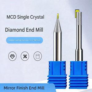 Fresa de Diamante Monocristalino MCD con Acabado Espejo para Aluminio, Cobre, Acrílico, Mecanizado CNC y Metales No Ferrosos - Product Image 2