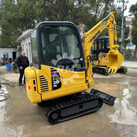 Excavatrice hydraulique d'occasion KOMATSU PC20MR, 2 tonnes, fournisseur de machines de construction pour le creusement de fossés, PC35MR PC30MR PC18MR