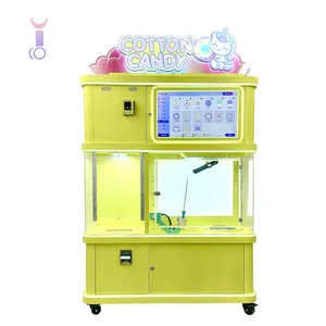 Outdoor Events User-Friendly Automatic Cotton Candy Robot Electric Sugar Cotton Vending Machine