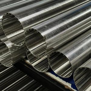 Cường độ cao cát kiểm soát thép không gỉ Carbon thép Johnson nêm Dây màn hình ống cho ngành công nghiệp Lọc - Product Image 2
