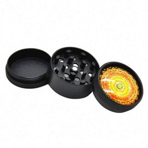 Hot Selling 30*22mm Zinc Alloy 3 Parts <b>Herb</b> <b>Grinder</b> 3D Mini Tobacco <b>Grinder</b> Crusher <b>Grinder</b> - Product Image 5