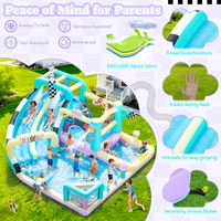 FBSPORT Kinder Springkasteel Prinsessen Springkasteel Koop Springkastelen Springkasteel Stich Modulair Indoor Speelparadijs voor Volwassenen