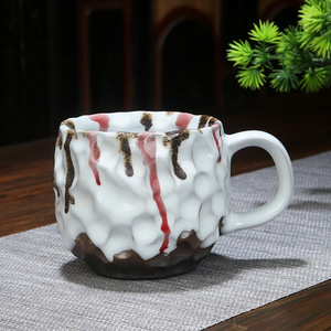 Taza de Café de Cerámica Estilo Japonés Vintage, Taza para Té, Leche, <span class=keywords><strong>Cerveza</strong></span>, Taza para Bebidas de Oficina y Hogar, Taza de Espresso - Product Image 5