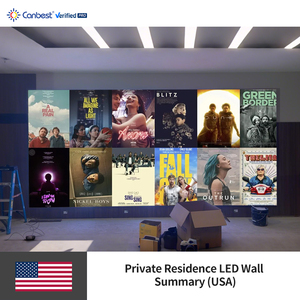 Canbest fiw p2.5 2.5mm 5120x2400mm 16.8x 7.87ft tư nhân cư trú trong nhà Màn hình hiển thị LED <span class=keywords><strong>Video</strong></span> tường tóm tắt trong USA - Product Image 3