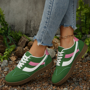 2025 européen américain femmes mode Sneaker décontracté à lacets chaussures de plein air transfrontalier distribué tendance de la mode - Product Image 3