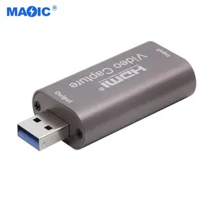 Promote New Style Metal USB3.0 to HDMI Video Capture Card 4K Input 1080P 60Hz Full HD Capture Card for Computer, Medical Imaging