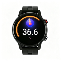 L23 4G GPS 智能手表 SOS 警报体温检测 IP67 防水防尘可穿戴式手表，适用于工厂建筑工地人员