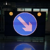 Panneau LED VMS panneau radar de vitesse limite de vitesse affichage led de la flèche de circulation panneau de signalisation routière message numérique
