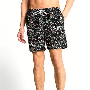 High Quality Solid Casual Breathable Eco-Friendly <b>Men</b> Swim <b>Trunks</b> Lightweight Quick Dry Beach Shorts <b>For</b> <b>Men</b> - Product Image 1