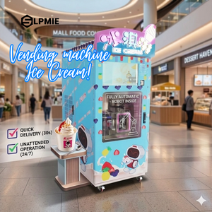 Nuevo Dispensador Robótico de Helados con Ventana Visual Inteligente para Limpieza, Producción Interactiva, Capacidad para 60 Vasos, Ideal para Resorts Familiares - Product Image 1