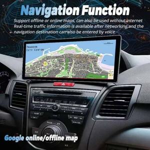 Pantalla QLED Inalámbrica Carplay de 12.3 Pulgadas, Android 15, Estéreo HU, GPS, Navegador, Bluetooth, Reproductor Multimedia de Video para Radio de Auto Acura RDX - Product Image 5