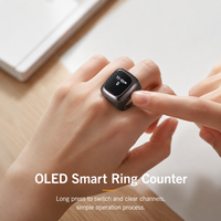 Bague connectée Zikr avec écran OLED - Compteur de Tasbih pour la prière musulmane - Rappel intelligent par vibration et synchronisation avec l'application