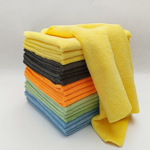 <b>Car</b> Cleaning Microfiber Towel 40X40Cm 300Gsm Hot Cut Edge For Auto <b>Polishing</b> Waxing - Product Image 2