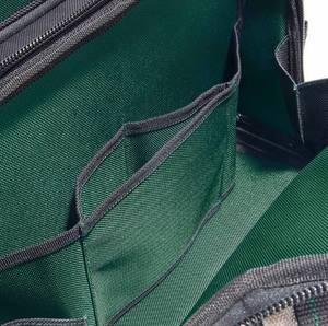 Sac à dos en toile de polyester à double ouverture personnalisé, portable avec fermeture à glissière pour usage spécial - Product Image 3