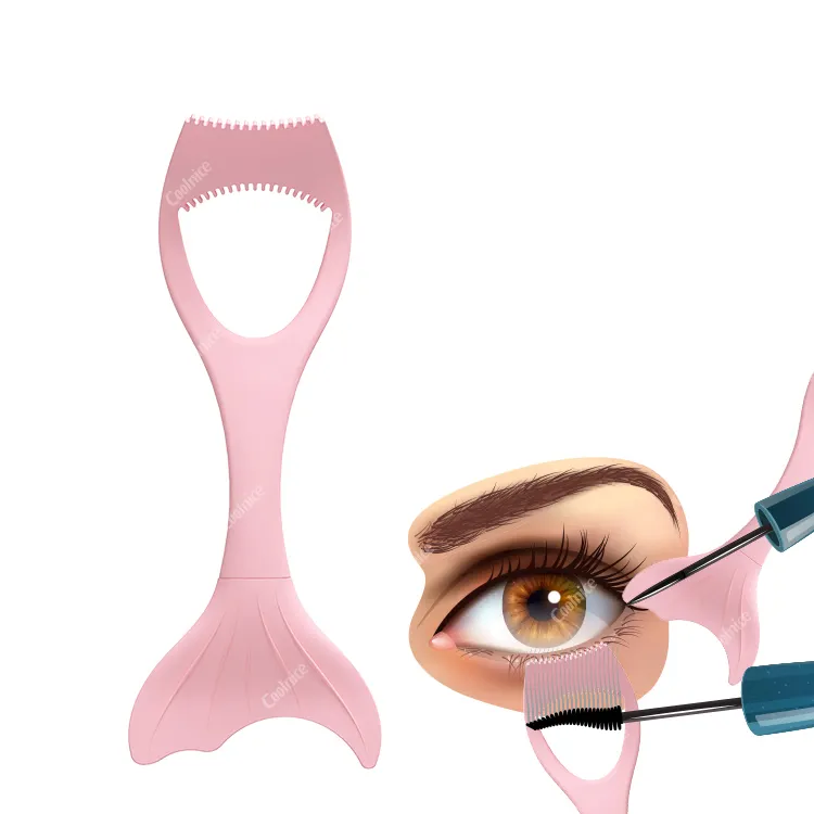 Eyelash Eyeshadow Auxiliary Guard Tool Pads Silicone Reusable Eyelash Guide Prevent Makeup Residue for Eye Makeup