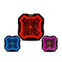 Feux LED RGB à commande intelligente par application, plus de 1000 modes, feux de jour étanches pour camion