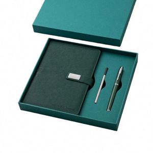 Custom Promotional Business PU Leather Notebook Thermos Cup Gift Box Set Luxury A5 <b>Journal</b> Corporate Gift Set With Water Bottle - Product Image 4