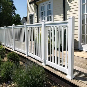Rampe en <span class=keywords><strong>vinyle</strong></span> blanc de haute qualité pour le pont Broche <span class=keywords><strong>Vinyle</strong></span> Pont Rail Couvre Rampe Villa <span class=keywords><strong>Vinyle</strong></span> Clôture Panelsstair Rampe - Product Image 2