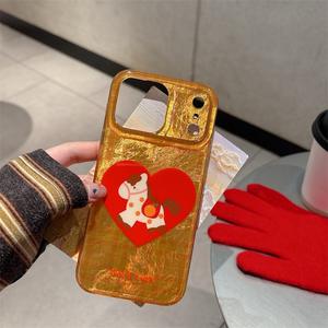 Coque de protection XP1247 pour iPhone 17 Pro Max, compatible Apple 16/15/14, motif feux d'artifice sur fond rouge vin, motif <span class=keywords><strong>trois</strong></span> petits poneys - Product Image 3