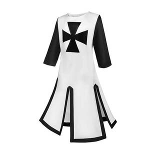 Disfraz de Caballero Templario Medieval Unisex para Adultos HP RUIKE, Conjunto de Túnica con Capucha de Poliéster, Modelo 450 para Halloween y Carnaval - Product Image 3