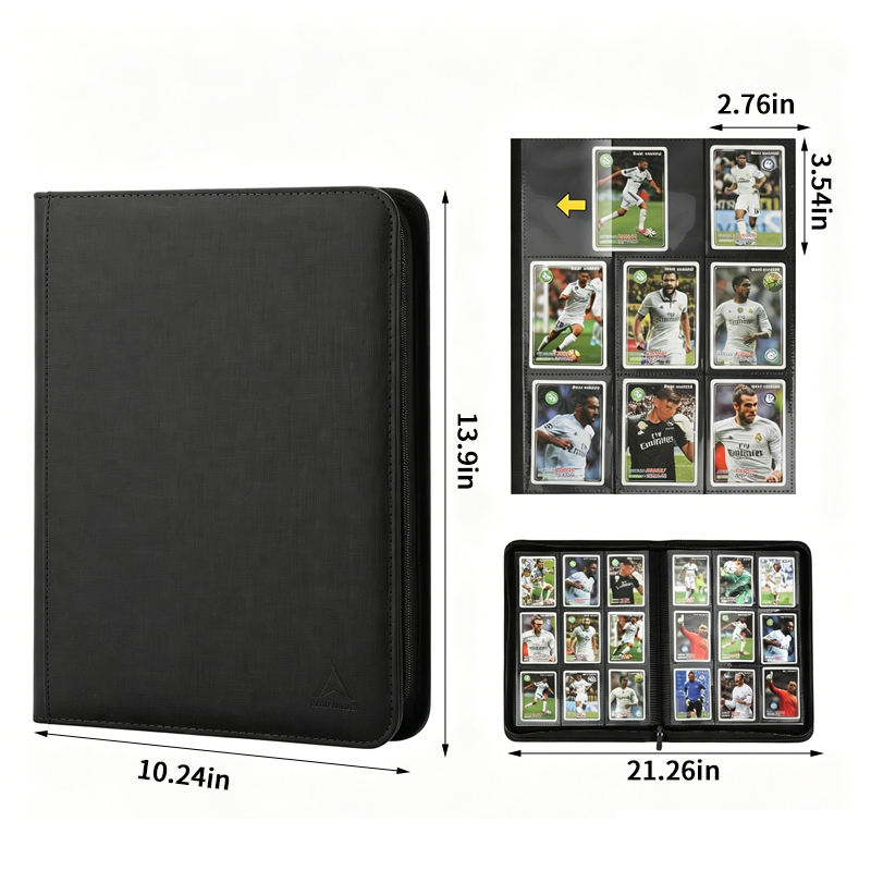 Classeur noir à 360 pochettes