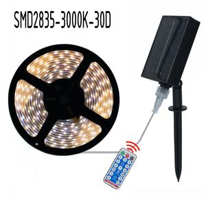 Bande d'alimentation solaire pour cour, étanche IP65/IP67, SMD <span class=keywords><strong>2835</strong></span>, panneau solaire, <span class=keywords><strong>LED</strong></span>, décoration de jardin, nouvelle tendance - Product Image 2