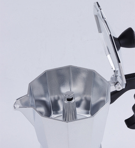 Cổ điển nhôm Moka cà phê nồi cảm ứng 6cup, Stovetop Espresso cà phê maker, ý nhôm Moka nồi với cảm ứng mềm mại xử lý - Product Image 3