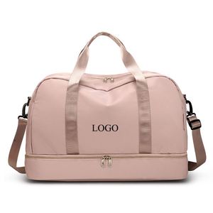 Sac de voyage et de sport grande capacité, étanche, pour tapis de yoga, avec compartiment à chaussures, personnalisable avec logo - Product Image 4