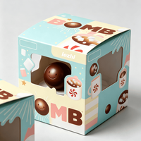 Boîte cadeau de Noël au design unique du fabricant pour chocolat chaud et bombes au chocolat en papier