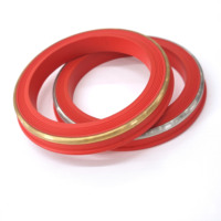 Joints d'étanchéité Red Fig 1502 avec anneaux anti-extrusion en acier inoxydable et en laiton
