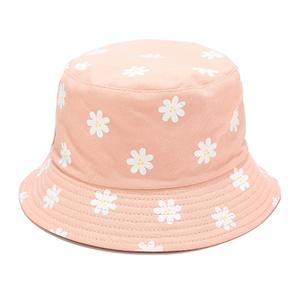 Reversible Sun Hat With Daisies - Lightweight And Breathable Material Perfect For Beach Days Or Casual Outings - Product Image 3
