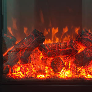 <span class=keywords><strong>Chimenea</strong></span> Eléctrica con Llama Simulada, Diseño Moderno, Construcción Metálica, Control Remoto, Instalación Empotrada para Uso en Interiores de Villas - Product Image 4