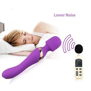 Amazon Bestseller 10-Gang Silikon Vibrationsstab Massagegerät Sexueller Feenstab AV Vibrator Wasserdicht für Frauen Sexspielzeug - Product Image 4