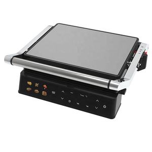 Presse-<span class=keywords><strong>panini</strong></span> OEM à 4 tranches pour intérieur Machine à sandwich en acier inoxydable <span class=keywords><strong>Grill</strong></span> de contact numérique électrique <span class=keywords><strong>professionnel</strong></span> à <span class=keywords><strong>double</strong></span> plaque - Product Image 2