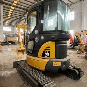 รถขุดตีนตะขาบ Komatsu รุ่น Pc35 Pc35mr Pc55/56/130/200/300 มือสองคุณภาพสูง สำหรับงานดิน กำลังลดราคา - Product Image 4