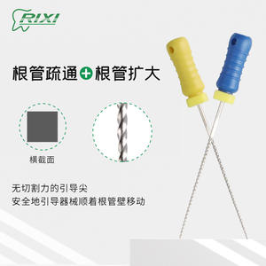 Limas de Endodoncia Rixi de Acero Inoxidable K H R de 21 mm y 25 mm, Equipo Manual de Terapia Oral, Certificado CE - Product Image 4