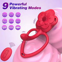Vibrateur portable Rose, télécommande USB via application, anneau vibrant pour couple, culotte vibrante, stimulateur clitoridien et point G, 10 fréquences