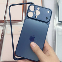 Protection arrière en métal pour iPhone 13 14 15 Pro Max Accessoires mobiles Film anti-rayures pour iPhone 16 Pro Max Protection arrière