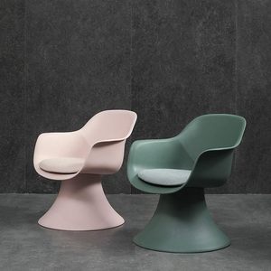Sofá de Ocio con Reposabrazos de Plástico PP Tapizado Estilo <span class=keywords><strong>Italiano</strong></span> con Cojín para Sala de Estar, Dormitorio, Apartamento - Product Image 5