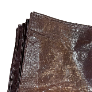 Bâche en PE marron haute durabilité, grande capacité, avec option de couleur et d'option de taille pour usage industriel - Product Image 5