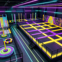 Parc de trampolines commercial, aire de jeux intérieure, centre de loisirs, personnalisation sur mesure, fabricant d'équipements de parc d'attractions pour enfants