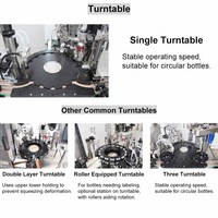 Machine de remplissage et de bouchage rotative monobloc automatique HZPK pour flacons cosmétiques en verre et en plastique de petite taille avec pompe péristaltique