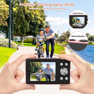 Appareil photo instantané <span class=keywords><strong>portable</strong></span> pour enfants, couleurs vives, facile à utiliser, capturez des moments amusants avec zoom 16x et écran LCD de 2,8 pouces, appareil photo compact - Product Image 5