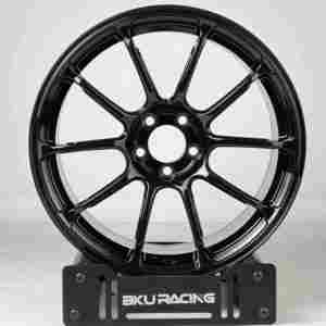 Rines BKU Forjados Personalizados 5x114.3 de 17 18 19 Pulgadas en Plata Cepillado, 5 Birlos de Aleación para Jdm <span class=keywords><strong>Subaru</strong></span> <span class=keywords><strong>Impreza</strong></span> <span class=keywords><strong>Sti</strong></span> BRZ GT86 Supra Wrc - Product Image 6