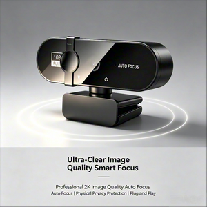 Cámara Web con sensor CMOS 4K de alta resolución con micrófono incorporado de JIUBEI USB Plug-and-Play para transmisión en vivo y videollamadas - Product Image 1