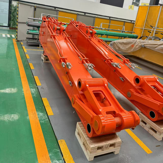 Heavy Duty Long Extended Reach Boom Arm for 20 Ton Excavator Demolition & Deep Excavation Attachment with Pump & Gear