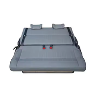 Siège en cuir plat à dossier haut, réglable, confortable, avec coussins pliables à ressort, pour camping-cars, fourgonnettes, personnalisable, lit arrière GAC V80